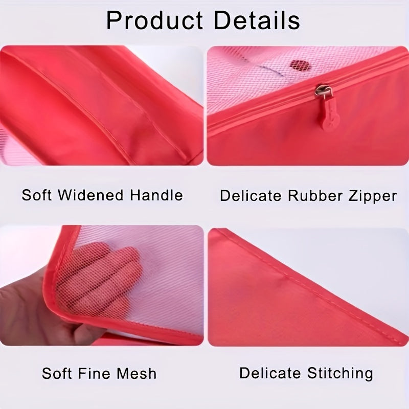 6-Delige Bagage Organizers (diverse kleuren)