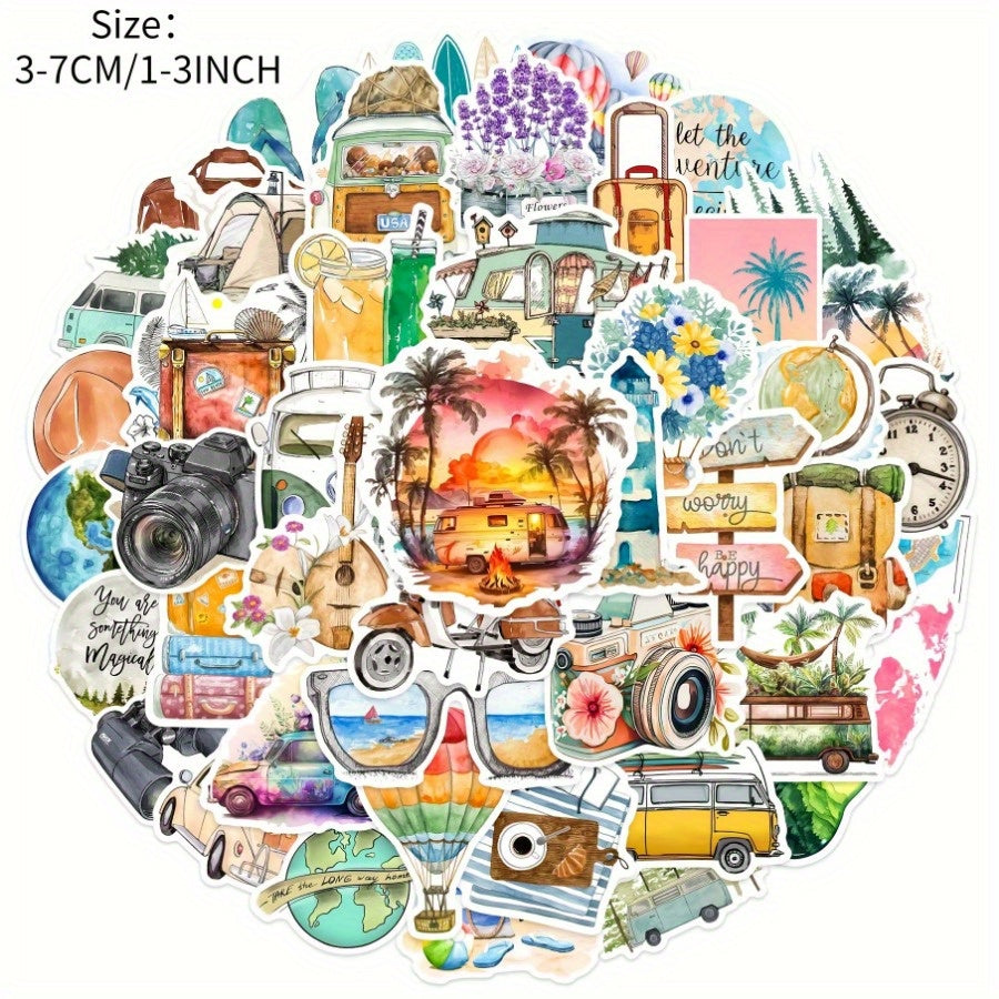 Reis Stickers Divers - 50 stuks