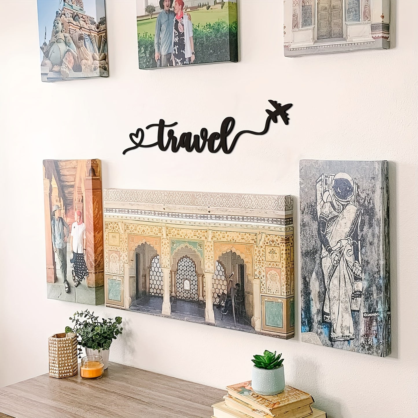 Metalen Wanddecoratie Travel