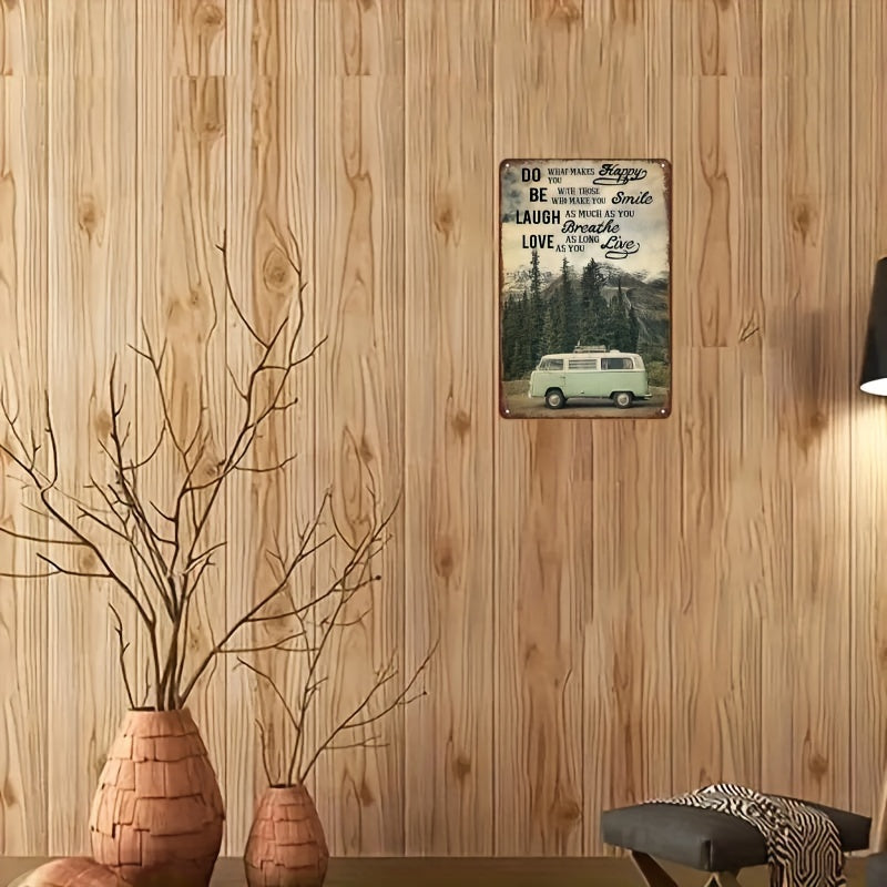 Retro Bus Wanddecoratie