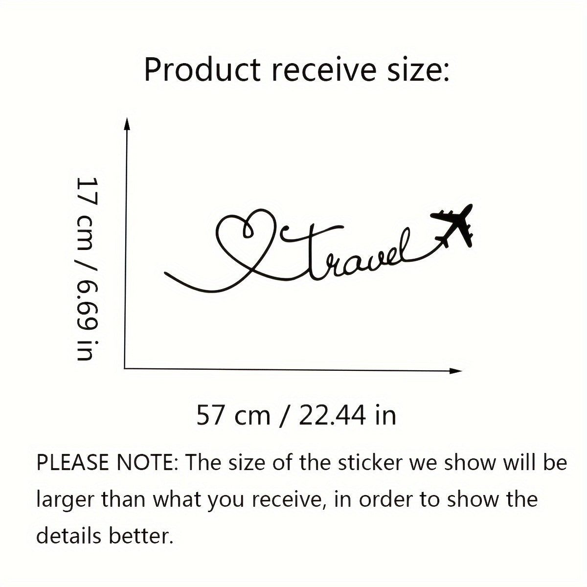 Muursticker Travel