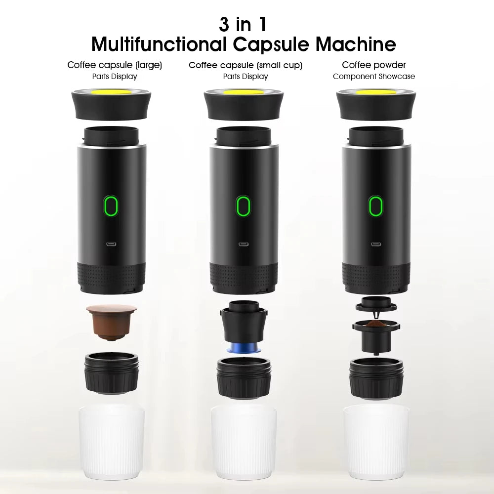 Draagbare 3-in-1 Espresso Machine