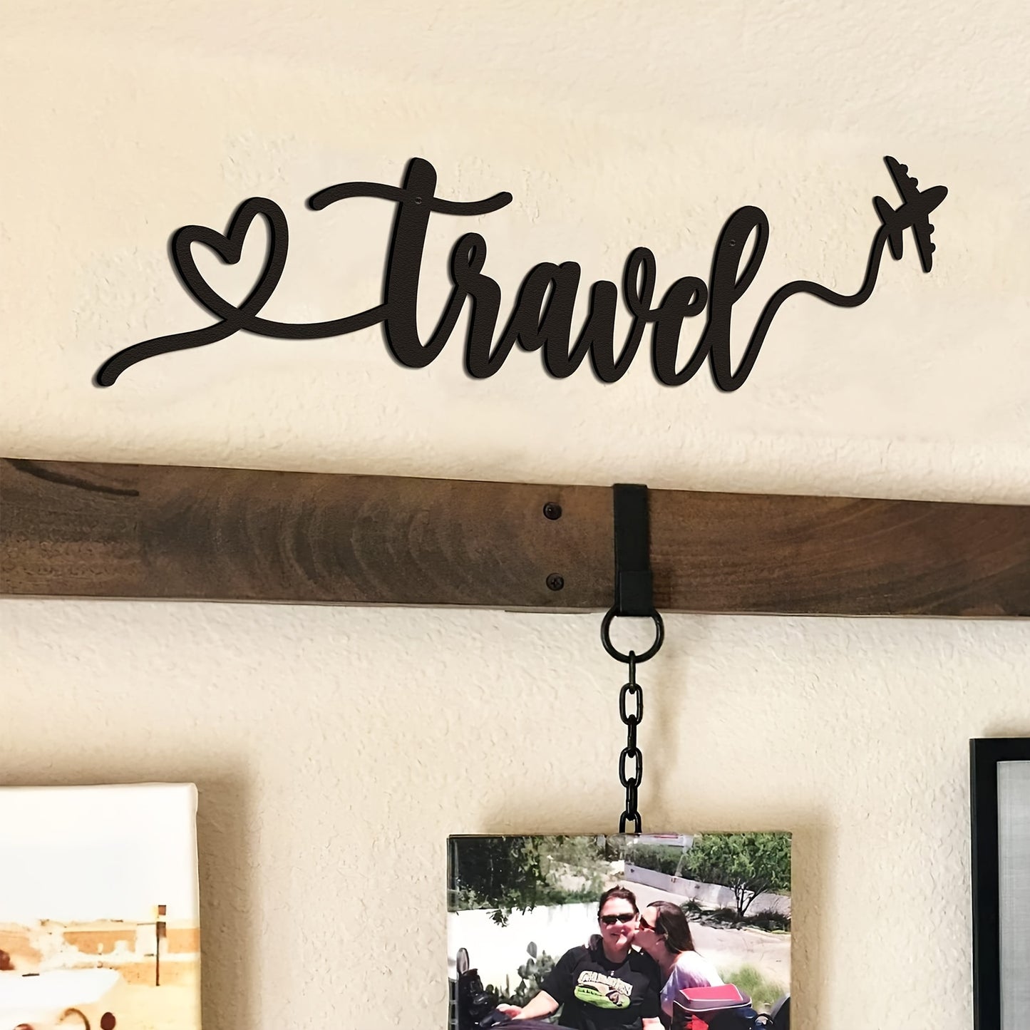 Metalen Wanddecoratie Travel
