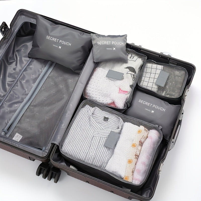 6-Delige Bagage Organizers (diverse kleuren)