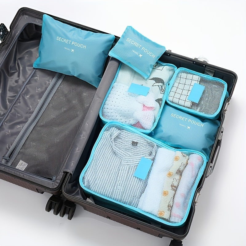 6-Delige Bagage Organizers (diverse kleuren)