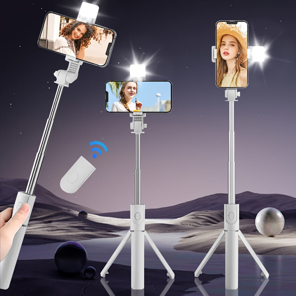 Multifunctioneel selfiestick met afstandsbediening