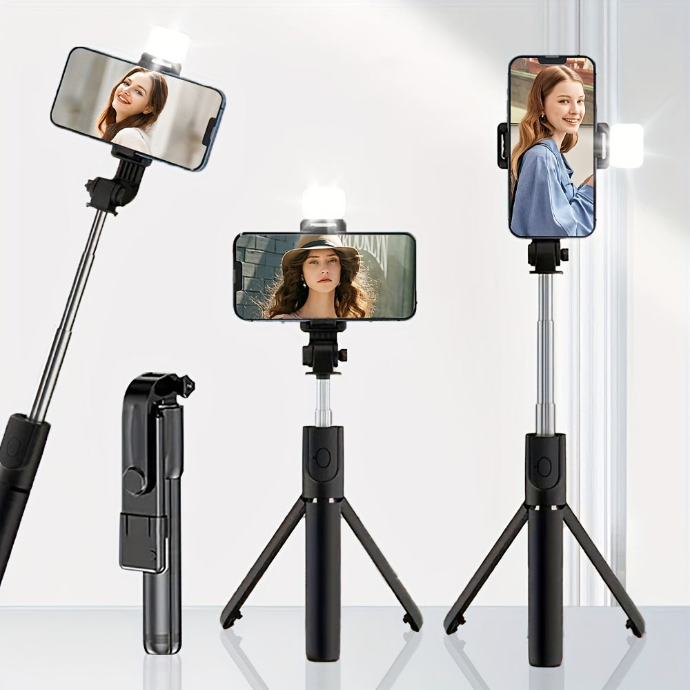 Multifunctioneel selfiestick met afstandsbediening