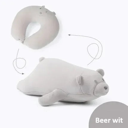 2-in-1 Knuffel reiskussen