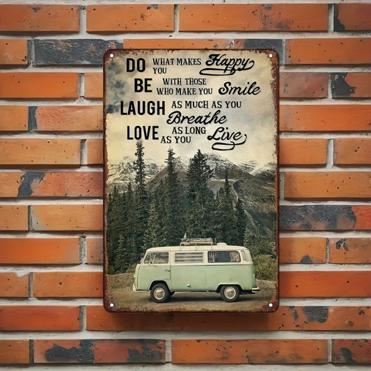 Retro Bus Wanddecoratie