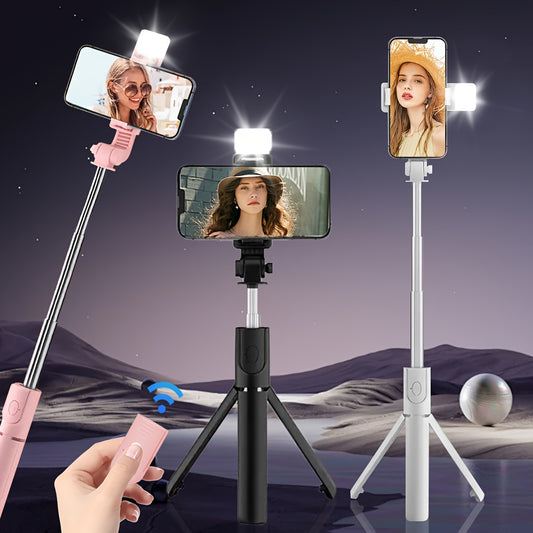 Multifunctioneel selfiestick met afstandsbediening