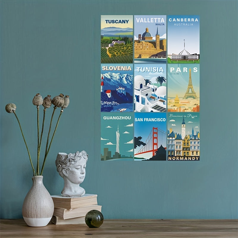 Vintage Travel Steden en Landen Posters